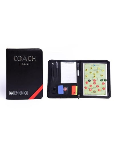 Buy Football Magnetic Clipboard Soccer Coaches Training Boards With Red Yellow Score Cards Sheet in Saudi Arabia