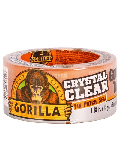 Buy Gorilla Crystal Clear Repair Duct Tape, 1.88” x 18 yd, Clear in UAE