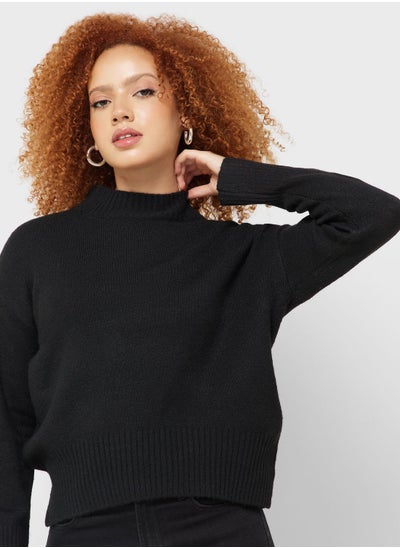 Buy Crew Neck Knitted Sweater in Saudi Arabia