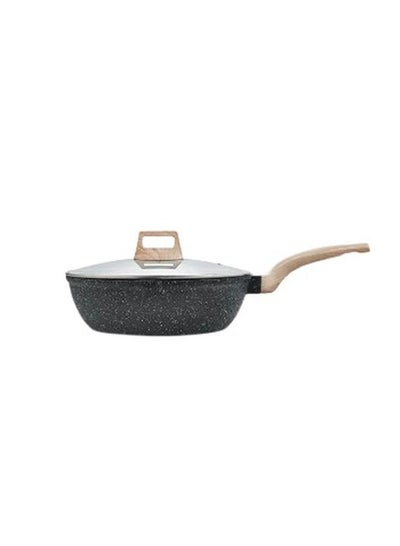 Buy Cooking Wok Frying Pan for Healthy Cooking Non Stick, Easy to Clean, Fast Heating, Multi-purpose. in UAE