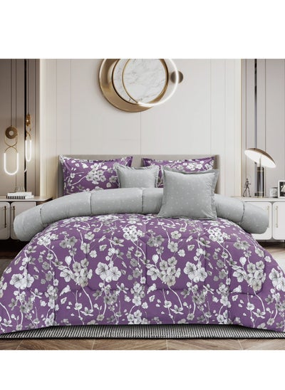 Buy Royal summer duvet set 230x250 6 pieces in Saudi Arabia