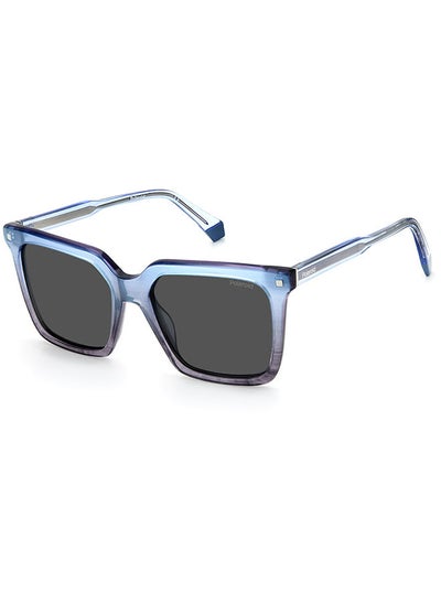 اشتري Women's UV Protection Square Sunglasses - Pld 4115/S/X Prldazure 54 - Lens Size 54 Mm في السعودية