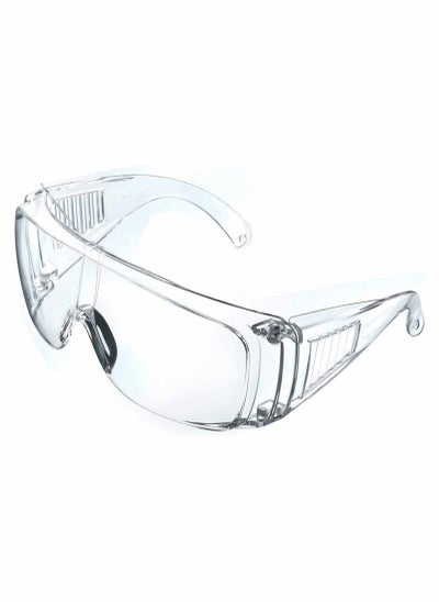 اشتري Safety Goggles, Protective Safety Glasses Chemical Splash Resistant Goggle Clear Adjustable Goggle for Home Lab Workplace, DIY, Lab, Welding, Grinding, CyclingEye Protection 2 Packs في السعودية