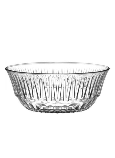 اشتري Alinda Glass Bowl, 2200 Ml, 93Mm Height And 225Mm Width في الامارات