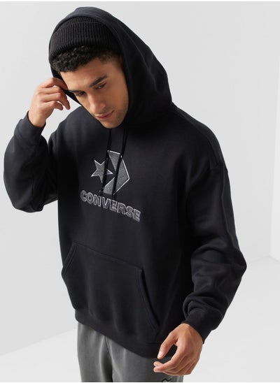 Buy Standard Fit Center Front Large Chuck Patch Hoodie in Saudi Arabia