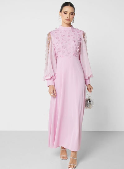 Buy Applique Detail Dress in Saudi Arabia