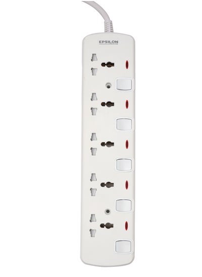 Buy Epsilon 5 Way Extension Socket- ES1104 in UAE