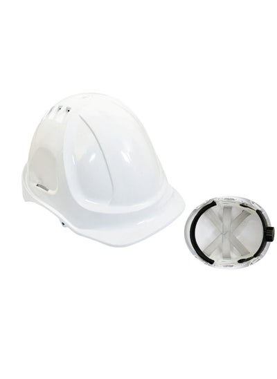 اشتري Safety Helmet With Pin lock Textile Suspension, VHT, White في الامارات