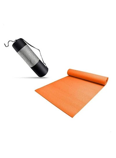 Buy SportQ Yoga Mat Non Slip 6mm Thick Nitrile Rubber Non Slip Mat for Home Exercise and Gym Gym Exercise - in Egypt