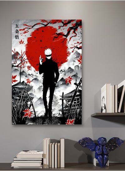 Buy Wall Art Printed Canvas Frame Jujutsu Kaisen in Saudi Arabia