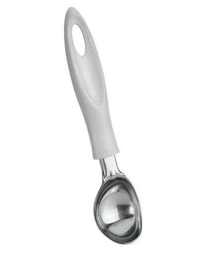 اشتري Steel Ice Cream Scoop Stainless Steel Kristall-Silver,White-72/6 Inch في الامارات