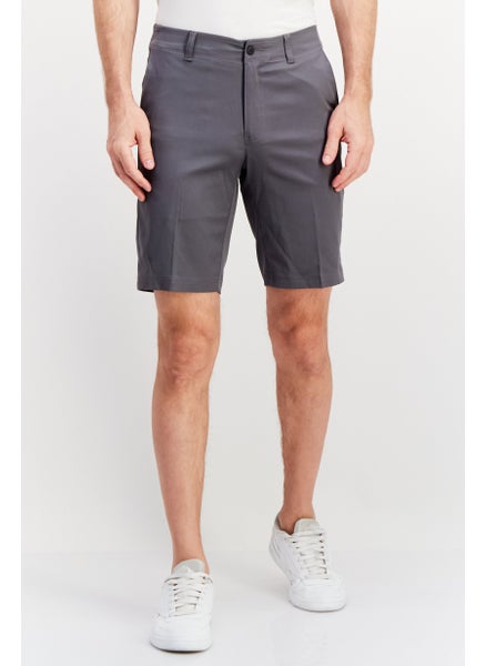 اشتري Men Sportswear Fit Golf Short, Grey في الامارات