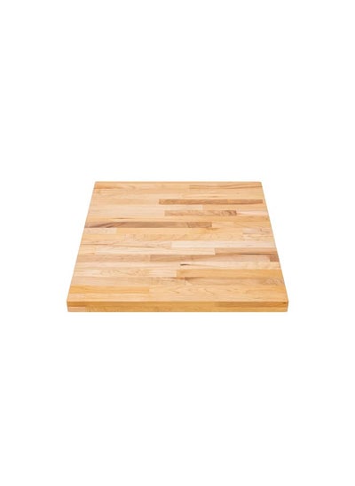 اشتري Butcher Block Work Bench Top - 30 x 24 x 1.5 in. Multi-Purpose Maple Slab for Coffee Table, Office Desk, Cutting Board, Bar Table - Natural Finish Table Top and Compatible Base Leg Units by DuraSteel في الامارات