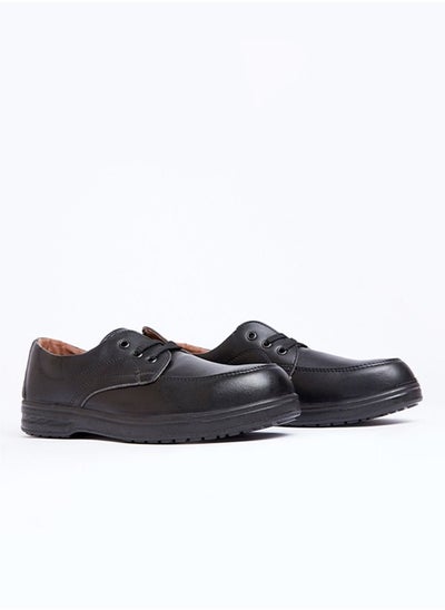 اشتري Gladiator Steel toe Safety Shoe 003 Black Lace up في الامارات