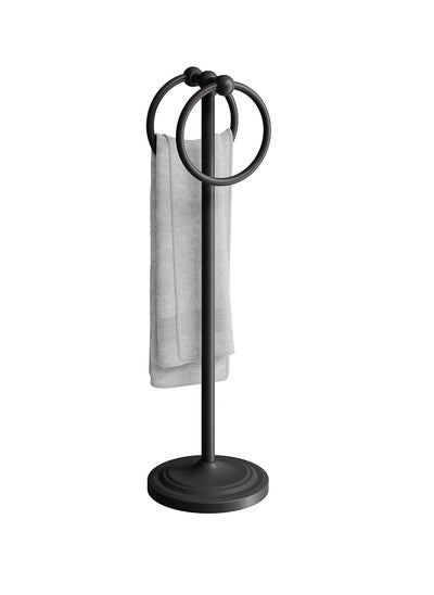 اشتري Hand Towel Holder Stand for Bathroom, Hand Towel Stand for Bathroom Counter, Free Standing Towel Racks for Bathroom with Weighted Base في الامارات