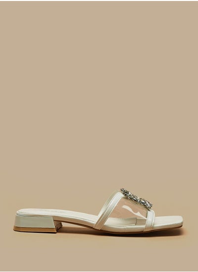 Buy Open Toe Mid Heel Sandals in UAE