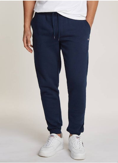 Buy Men's Tommy Flag Slim Sweatpants - Cotton, Blue in Saudi Arabia