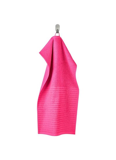 Buy Hand Towel Bright Pink 40X70 Cm in Saudi Arabia