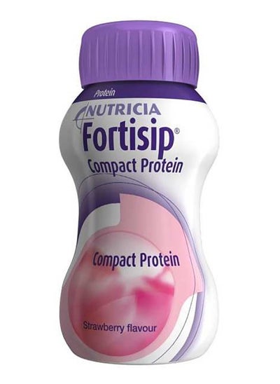 Buy Nutricia Fortisip Compact Strawberry 125 Ml in UAE