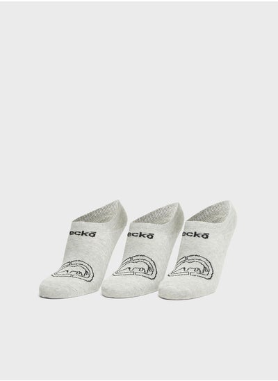 اشتري 3 Pack Logo No Show Socks في السعودية