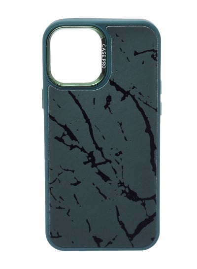 Buy Silicone Back Phone Protection Cover With Amazing Design And Safety Edges For Iphone 12/13 Pro Max - Olive Black in Egypt