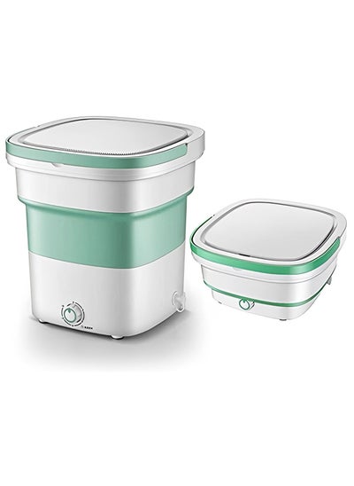 اشتري Foldable Mini Portable Washing Machine Ultrasonic Cleaning Machine Wash kids Cloth, Underwear and Socks For Indoor/Outdoor في الامارات