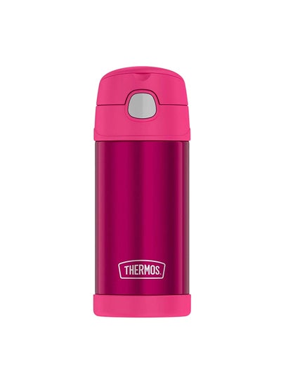 اشتري Thermos Funtainer Stainless Steel Kids PinkBottle355Ml, F40123Pk, Kids Water Bottle With Straw, Insulated Flask, Hydration Bottle With Lid في الامارات