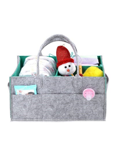 اشتري Baby Diaper Caddy Portable Storage Bag Changeable Compartments for Kids Toys and Nursery Storage في السعودية