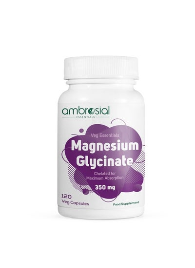 Buy AMBROSIAL - MAGNESIUM GLYCINATE 350MG - 120PCS in Saudi Arabia