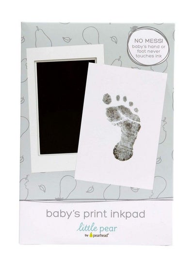 اشتري Little Pear Cleantouch Babyprint Ink Pad No Touch Ink Pad For Baby Black Ink في الامارات