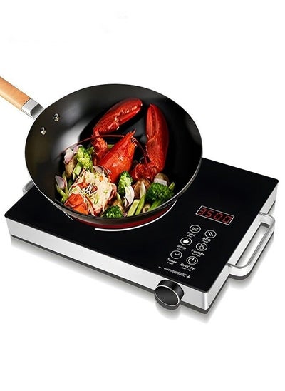 Buy Induction Cooker,Electric Induction Countertop Burner With 2 Handle And LCD Sensor Touch Timer,6 Power Induction Burner For Cooking Induction Cooktop in Saudi Arabia