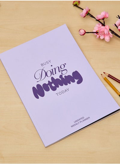 Buy Undated A4 Weekly Planner in UAE