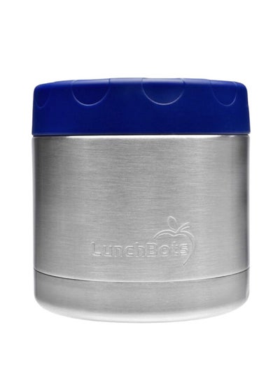 اشتري Stainless Steel Thermal Food Jar Insulated Container With Vented Lid 475 ML, Navy في الامارات