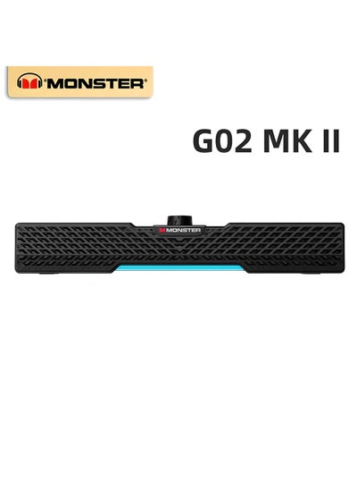 اشتري G02MK Ⅱ Bluetooth Speaker Stereo Sound Black في الامارات