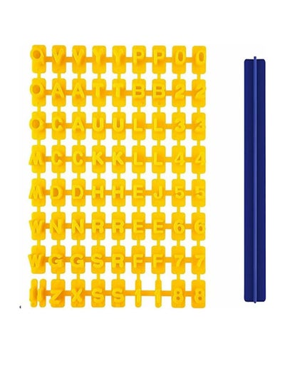 اشتري COOLBABY Alphanumeric Cookie Cookie Stamp, Fondant DIY Knife, Plastic Number Decorating Tool, Alphabet Cake DIY Mould for Stamping Stamp Cookies, Cook في الامارات