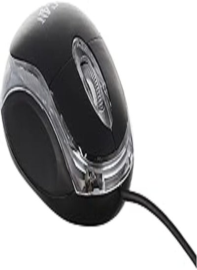 اشتري Wired USB Optical Mouse For Pc/Laptop With Scroll Wheel - Black في مصر