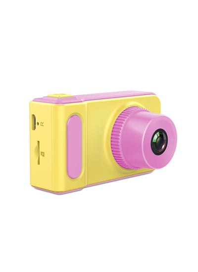 اشتري Mini Lovely Kids Digital Video Camera 2.0 Inch Display Built-in Lithium Battery with Cartoon Stickers Birthday Festival Gift Commencement Day Present for Children Boys Girls في الامارات