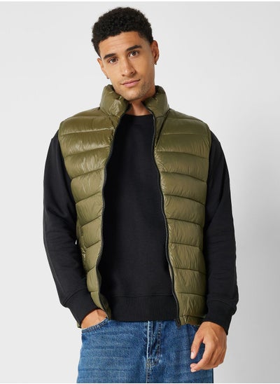 Buy Essential puffer vest in Saudi Arabia