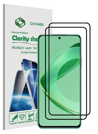 اشتري 2 Pack For Huawei nova 11 SE Screen Protector 9H Hardness Scratch Resistance Screen Protector Touch Sensitive Case Friendly Tempered Glass Film في الامارات