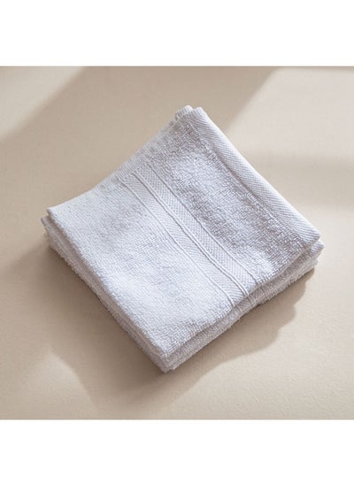 Buy Essential Carded 4-Piece Face Towel Set 30 x 30 cm in Saudi Arabia