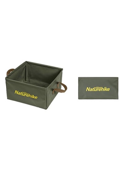 اشتري H030 Foldable Square Bucket Army Green في السعودية