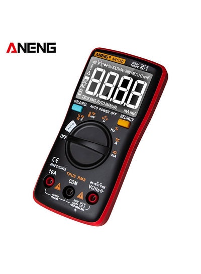 Buy ANENG AN113D Digital Multimeter Electrical Meter 6000 Counts DC/AC Current Voltage Tester Meters True RMS Auto Ranging LCD Display Temperature Measurement in UAE