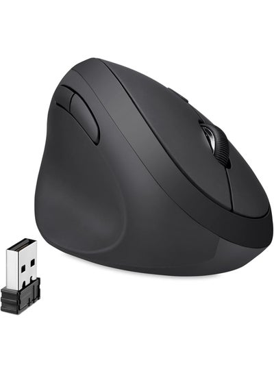 Mini Mouse Sil Perimice-719L, Left Handed Wireless Vertical Mouse, Silent Click and 3 ...