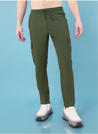 Buy Solid 4-Way Stretch Cargo Pants in Saudi Arabia