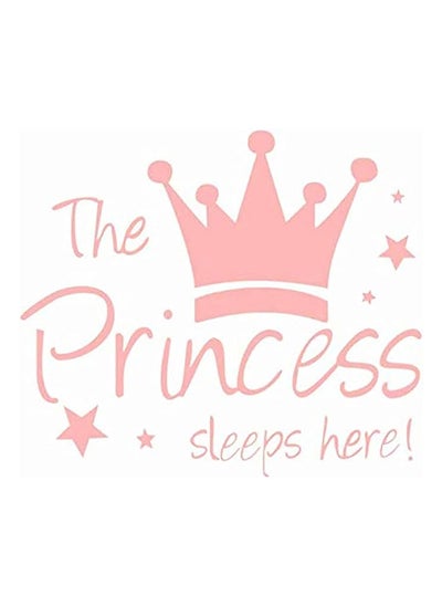 Buy The Princess Words Removable Wall Sticker Pink Kid's Child Room Decor Decal in Egypt