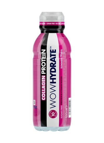 Buy Protein & Vitamin Water 10 grams Summer Fruits 500 ml in UAE