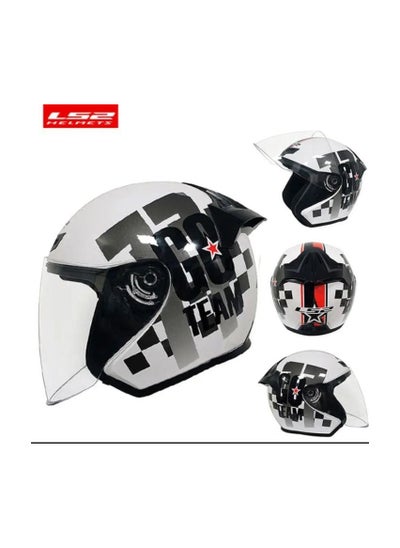 Buy Half Face Helmet For Motorcycle Size L in Saudi Arabia