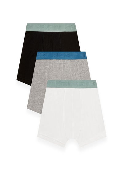 Buy Greentreat Pack Of 3 Boys Bamboo Boxers in Saudi Arabia