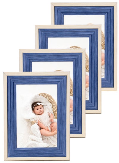 Buy Photo Frame Modern 4 Pieces (Size 10x15) Desk Stand in Egypt