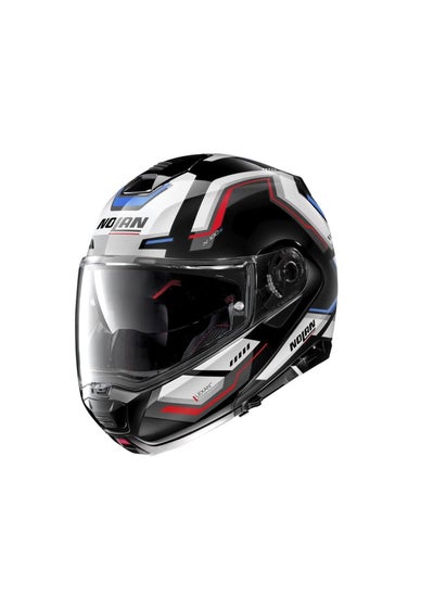 اشتري Nolan N100-5 Upwind N-Com 63 Flip-Up Motorcycle Helmet Black/White/Red XL في الامارات